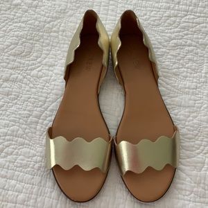 J. Crew Leather Flat 8.5-NEW